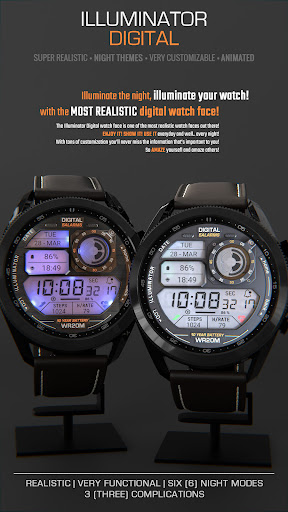 ILLUMINATOR Digital Watch face screenshot 7