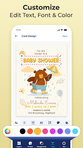 Invitation Maker & Card Design screenshot 9