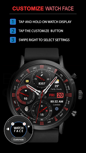 WFP 339 Ultra watch face screenshot 2