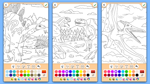 Dino Coloring Game screenshot 19