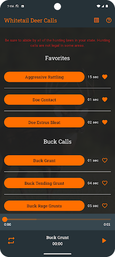 Whitetail Deer Calls Pro screenshot 6