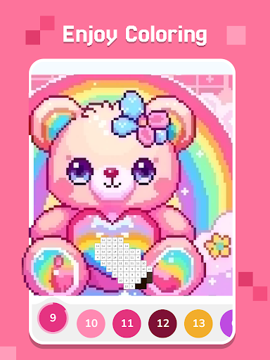 Pixel Coloring-Color by number screenshot 12
