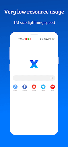 X Browser -Light & Super fast screenshot 1