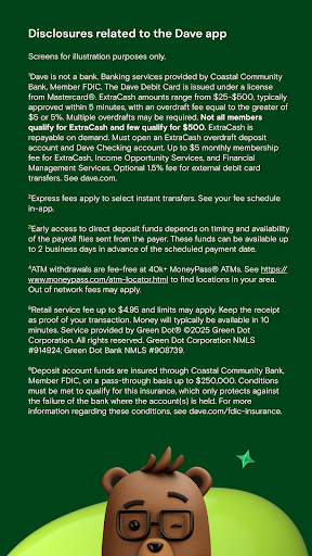 Dave: Credit, Cash & Money App screenshot 6