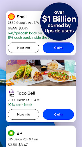 Upside: Gas & Food Cash Back screenshot 5