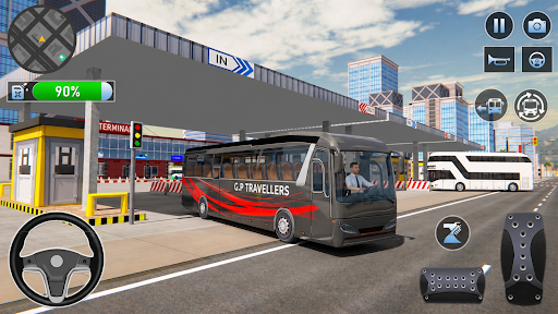 Bus Simulator : 3D Bus Games screenshot 8
