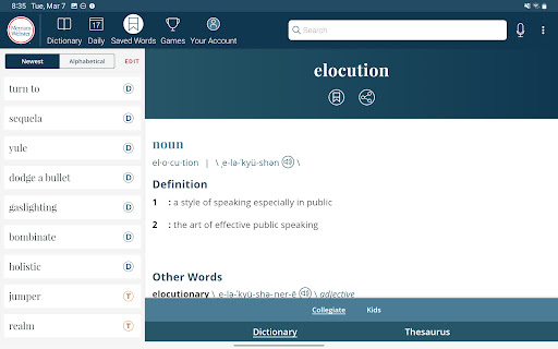 Dictionary - Merriam-Webster screenshot 12
