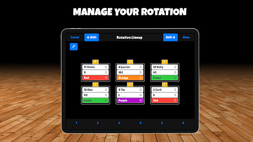Volleyball Rotations screenshot 3
