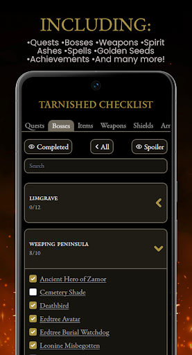 Tarnished Checklist Premium screenshot 12