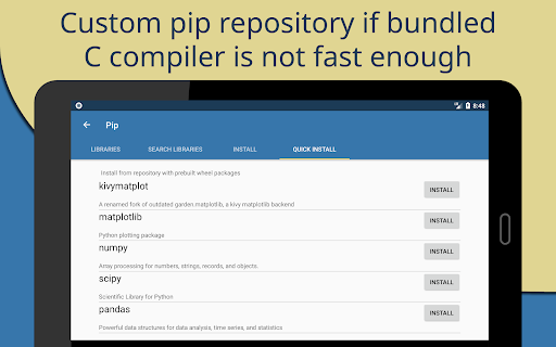 Pydroid 3 - IDE for Python 3 screenshot 2