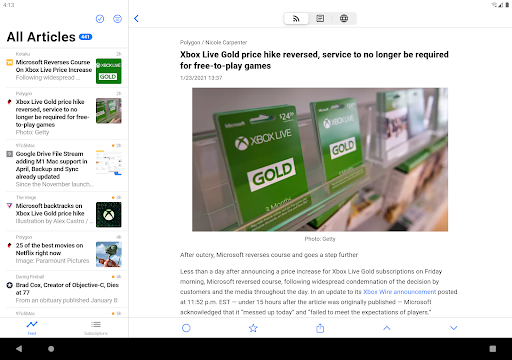 Fluent Reader Lite - RSS Clien screenshot 11