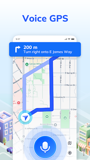Voice GPS Navigation: GPS Map screenshot 1
