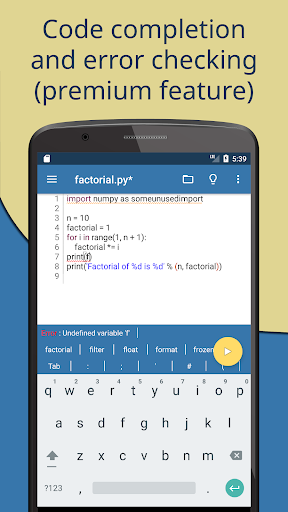 Pydroid 3 - IDE for Python 3 screenshot 4