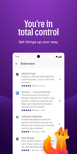 Firefox Fast & Private Browser screenshot 4