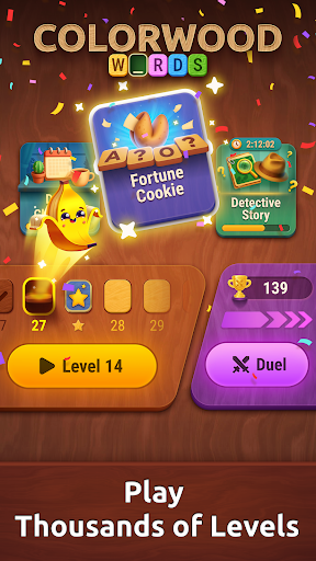 Colorwood Words - Cryptogram screenshot 1