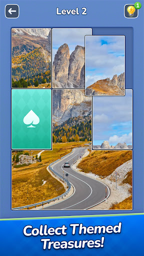 Jigsawcard Solitaire Puzzle screenshot 1