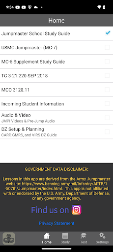 Jumpmaster PRO Study Guide screenshot 2