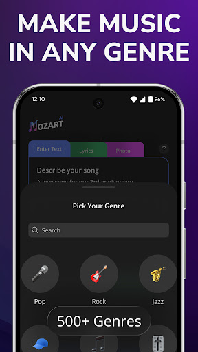 AI Song Generator - Mozart AI screenshot 2
