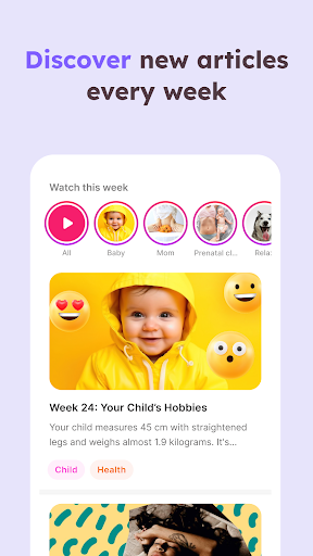 Momly: Pregnancy App & Tracker screenshot 1