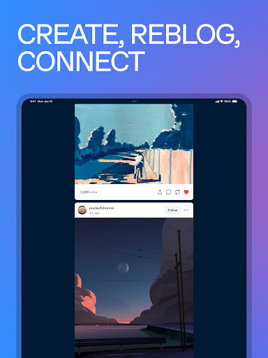 Tumblr Social Media & Art Blog screenshot 1