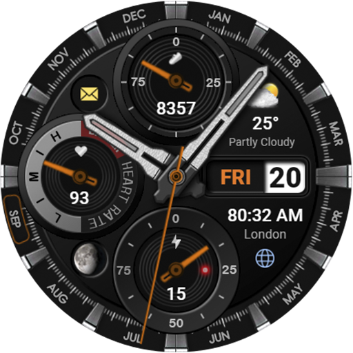 WFP 339 Ultra watch face screenshot 1