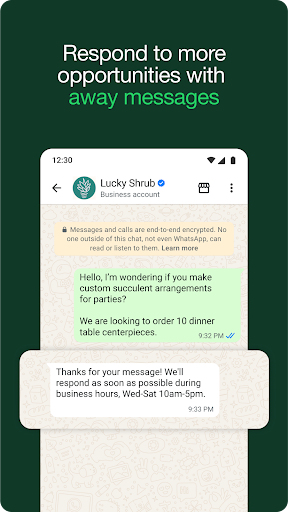 WhatsApp Business screenshot 1