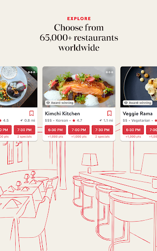 OpenTable screenshot 1