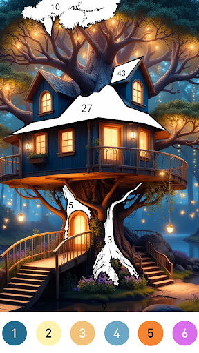 Fantasy Color By Number Game screenshot 8