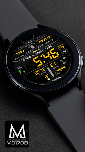 MD170B Digital watch face screenshot 8