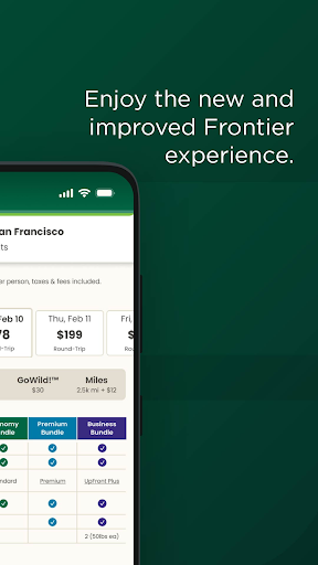 Frontier Airlines screenshot 2