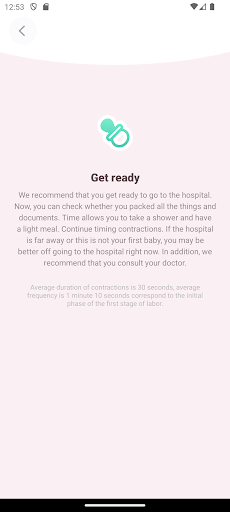 Contraction Timer & Counter 9m screenshot 1