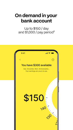 EarnIn: Why Wait for Payday? screenshot 3