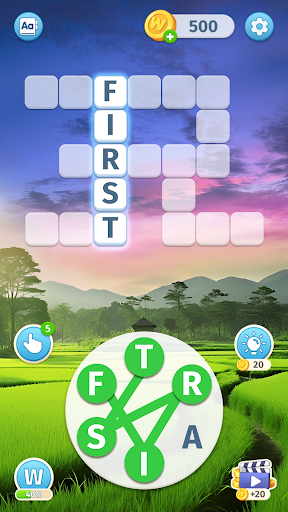 Sky Words: Relax Puzzle Games screenshot 1