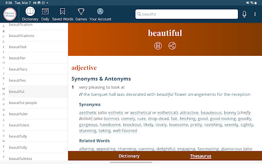 Dictionary - Merriam-Webster screenshot 21