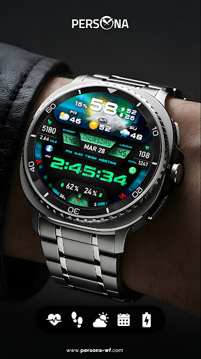 PER27 Digital Watch Face screenshot 4