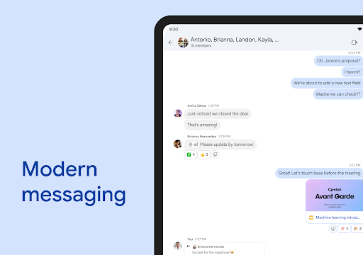 Google Chat screenshot 15