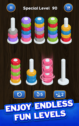 Nut Sort Puzzle - Color Sort screenshot 10