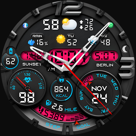 PER32 Ultra Hybrid Watch Face screenshot 14