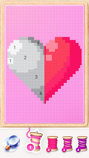 Magic Cross Stitch: Pixel Art screenshot 27