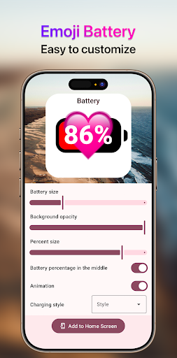 Emoji Battery Widget screenshot 4