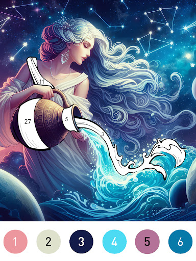 Fantasy Color By Number Game screenshot 10