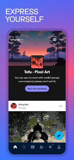 Tumblr Social Media & Art Blog screenshot 11
