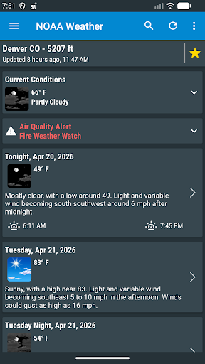 NOAA Weather & Tides screenshot 4