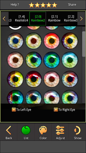 FoxEyes - Change Eye Color screenshot 15