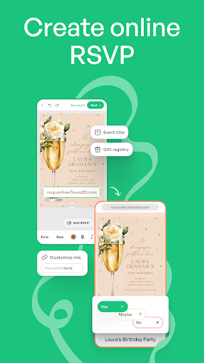 Invitation Maker: Cards & RSVP screenshot 10