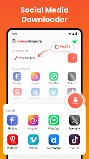 All video downloader and saver screenshot 1