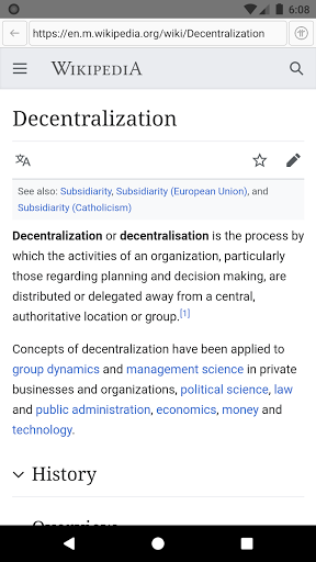 Pi Browser screenshot 2
