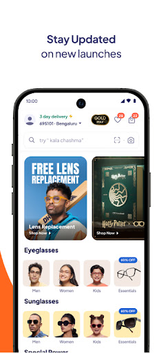 Lenskart : Eyeglasses & More screenshot 1