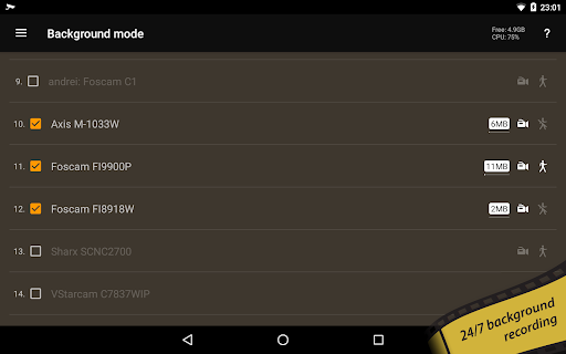 tinyCam Monitor PRO for IP Cam screenshot 9