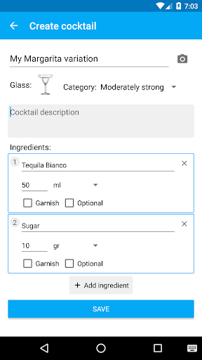 My Cocktail Bar Pro screenshot 1